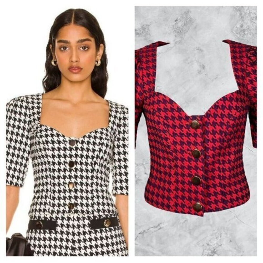Lovers and Friends Portofino Top - Black & Red